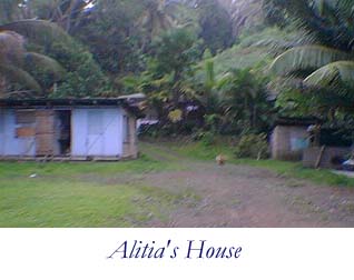Alitia's house in Fiji