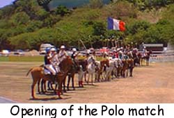 Start of the Polo match