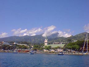 Downtown Papeete waterfront