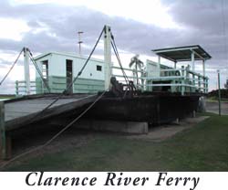 Clarence River ferry.