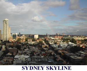 Sydney skyline.