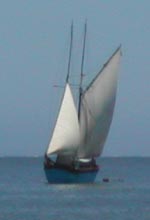 Native fishing schooner.