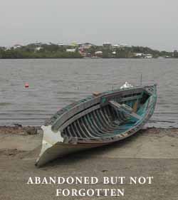 Fishing boat abandoned but not forgotten.