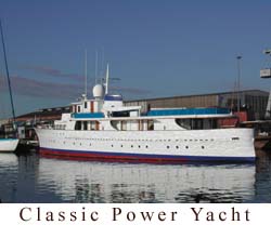Classic Power Yacht.