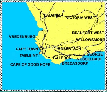 Map of Capetown