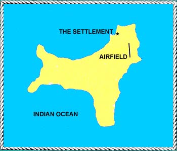 Map of Christmas Island